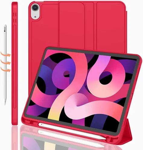 Miniatura 16 de iMieet Funda para iPad Air de 11 pulgadas M3 (2025) / M2 (2024), iPad Air de 5ª/4ª generación 2022/2020 de 10.9 pulgadas con soporte para lápices