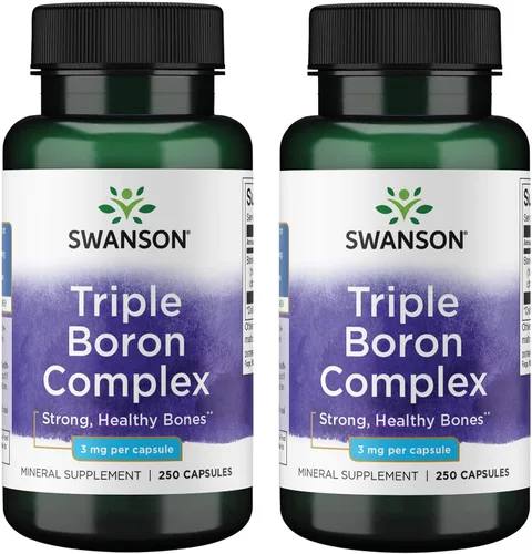 Miniatura 8 de Swanson Suplemento mineral de triple boro para la salud ósea y articular, para adultos mayores de 50 años que buscan una absorción óptima, citrato