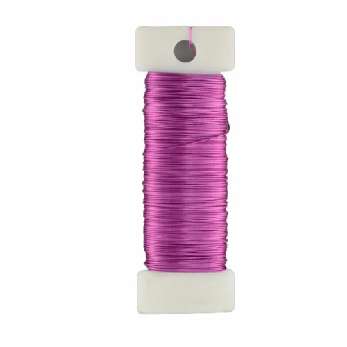 Miniatura 37 de HAHIYO Alambre Negro de Calibre 22 - 1 Rollo, 38 Yardas (115 Pies) Alambre Floral Flexible para Manualidades, Coronas de Navidad, Arreglos