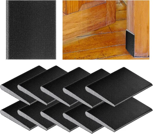 10 tiras de sellado para puerta, burlete de puerta exterior, sellos autoadhesivos para esquinas de puerta, marco de tapón de corriente, espuma de