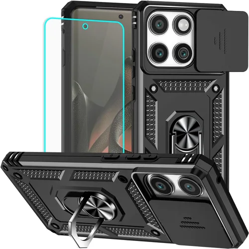 Miniatura 14 de Funda para Moto G Pure, funda Moto G Power 2022, soporte giratorio de grado militar de 360° (resistente), fundas protectoras a prueba de golpes