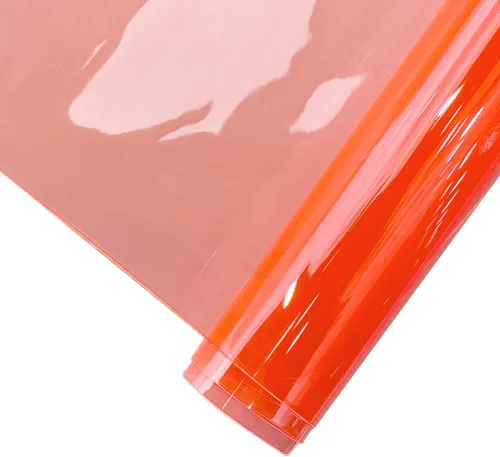 Miniatura 9 de HYANG - Vinilo holográfico transparente de PVC de colores sólidos, 1 rollo de 12 x 47 pulgadas (11.8 in x 47.2 in) para manualidades, arcos, aretes