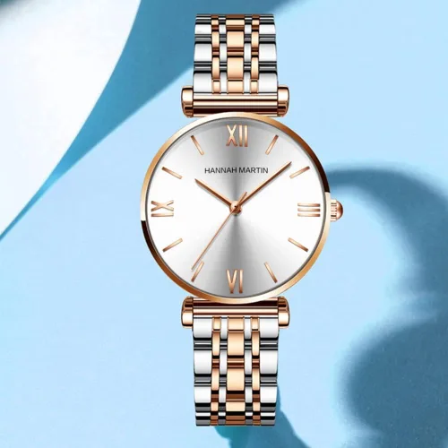 Miniatura 5 de Hannah Martin - Reloj de moda para mujer de cuarzo para mujer Moda de lujo