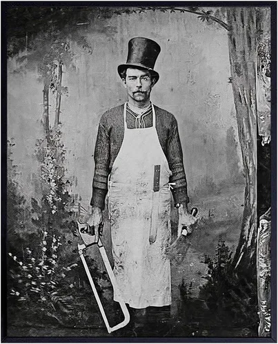 Foto de arte de pared gótico espeluznante, decoración de habitación gótica aterradora para cocina, comedor, regalo divertido para chef, cocinero,
