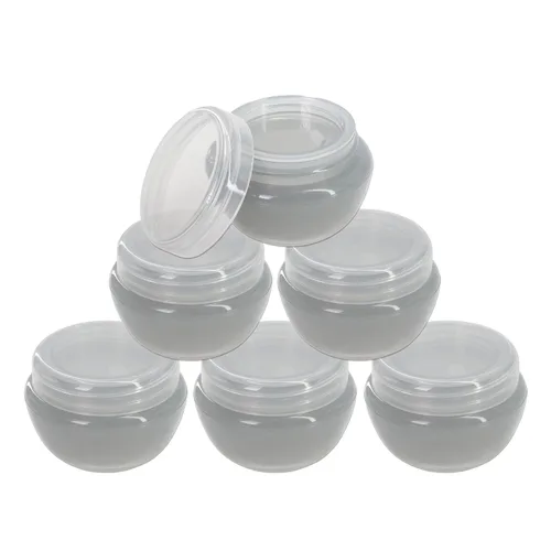 Miniatura 20 de Beauticom - Frascos (0.35 oz / 0.3 fl oz) esmerilados con revestimiento interior para guardar exfoliantes, aceites, ungüentos, cremas, lociones