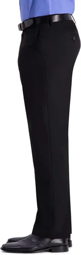 Miniatura 3 de Haggar Mens Classic Fit Flat Front Flex Waistband Stretch Dress Pant