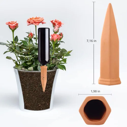 Miniatura 3 de Paquete de 15 dispositivos de riego de plantas, sistema de riego automático para plantas en maceta, picos de riego automático, dispositivo