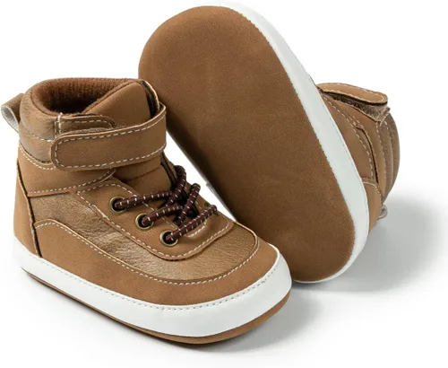 KaKaKiKi - Tenis de lona para bebé, infante, niños, tenis con suela de goma antideslizante, tenis de caramelo caminantes, primerizos, precaminando,
