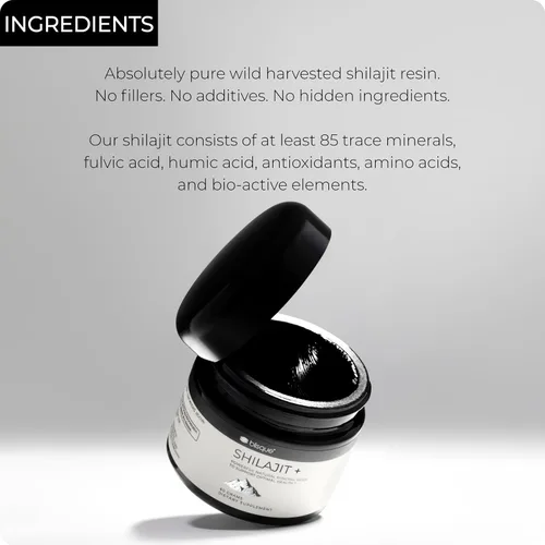 Miniatura 4 de Blisque – Suplemento de resina de shilajit orgánico puro del Himalaya Auténtico y natural Grado A dorado Contiene ácido fúlvico