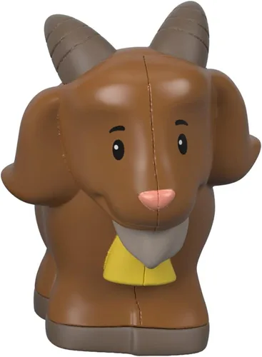 Pieza de repuesto para el juego Fisher-Price Little People Farm Animal Friends - GFL21 ~ Figura de repuesto de cabra marrón