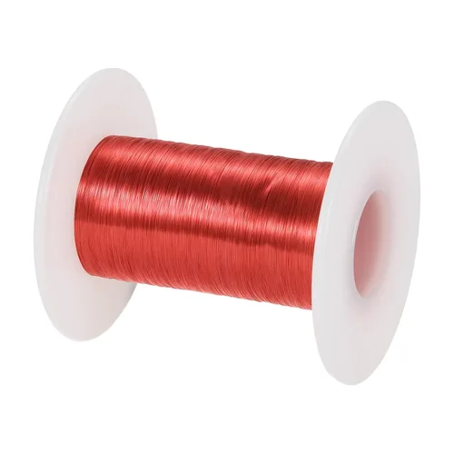 Miniatura 75 de MECCANIXITY - Alambre magnético de calibre 46 AWG - 0.04mm Hilo de cobre esmaltado - Bobina de alambre magnético de 14669 pies (4471m) - 50g Grado F