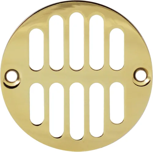 Miniatura 4 de Westbrass Juego de colador de ducha con tornillos, parrilla y corona, latón pulido, D312-03
