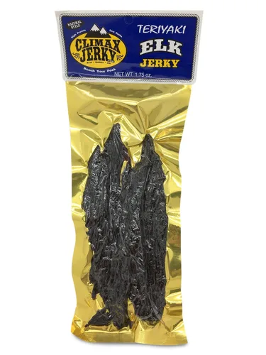 Miniatura 6 de Tiras gruesas de corte en kippered de estilo natural prémium de 1.75 onzas. Cecina de alce – Sin conservantes – Alto contenido en proteínas – Bajo