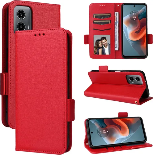 Miniatura 99 de Funda de piel sintética compatible con Motorola Moto E22 4G, funda de piel sintética compatible con Motorola Moto E22i 4G, color negro