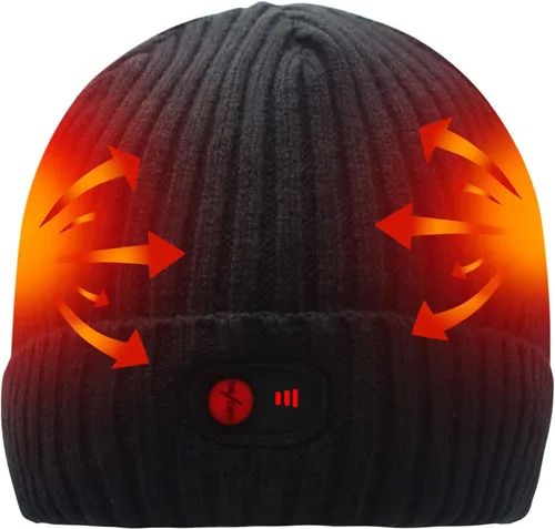 Miniatura 14 de Svpro Gorro con calefacción a batería - Gorro de invierno cálido recargable