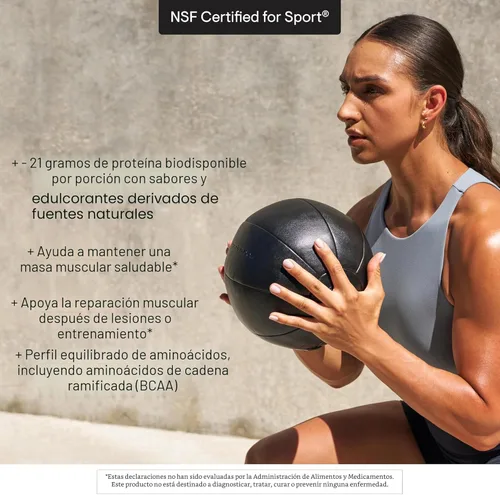 Miniatura 5 de THORNE - Aislado de proteína de suero - Perfil equilibrado de aminoácidos con BCAA - 0.74 oz de proteína de suero en polvo fácil de digerir