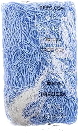 Miniatura 3 de Preciosa (Jablonex) - Cuentas de cristal checo 10/0 (0.091 in de diámetro), polvo opaco, azul, para hacer joyas, 17.64 oz, bolsa a granel
