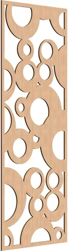 Miniatura 166 de Farwell Paneles de pared decorativos de madera con calado, 13 3/8 pulgadas de ancho x 34 3/8 pulgadas de alto x 1/4 de alto, roble rojo rojo