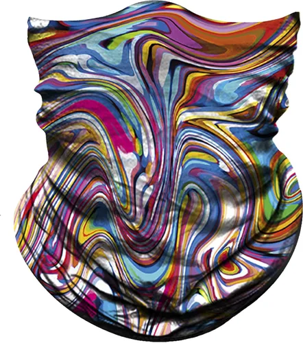 Miniatura 11 de Obacle Bandana sin costuras, máscara facial rave, para mujeres y hombres, para protección contra el polvo, el viento y el sol