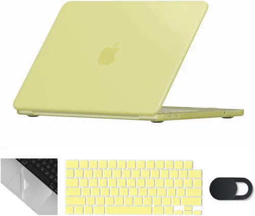 Miniatura 44 de Se7enline Compatible con MacBook Air 2024 de 15 pulgadas M4 M3 M2 A2941/A3114/A3241 Funda rígida para laptop Mac Air 15.3, cubierta protectora