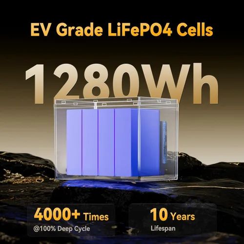Miniatura 7 de Power Queen Batería LiFePO4 de 12 V 100 Ah, batería de litio Bluetooth de 12 voltios RV con protección a baja temperatura, batería de ciclo profundo