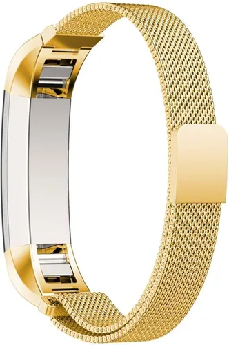 Miniatura 2 de Bandas de metal compatibles con Fitbit Alta/Fitbit Alta HR, malla de bucle de acero inoxidable transpirable, pulsera magnética ajustable