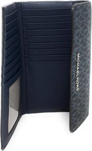 Miniatura 2 de Michael Kors - Cartera de viaje para mujer, tamaño grande, con tres pliegues.