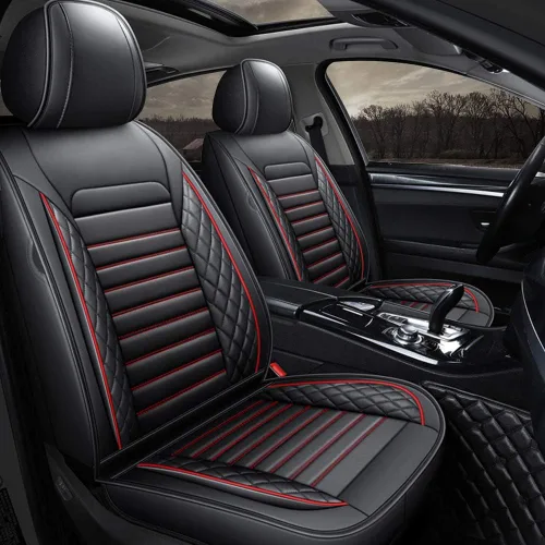 Miniatura 12 de otoez Juego completo de fundas universales para asientos de automóvil, 5 asientos, impermeables, compatibles con la mayoría de los vehículos, Honda