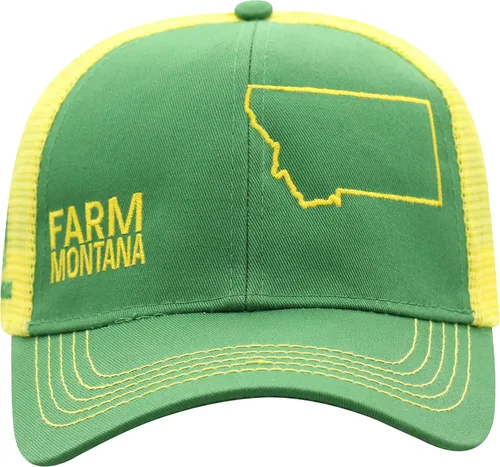 Miniatura 35 de John Deere Gorra de béisbol con logotipo y malla trasera con contraste, para hombre