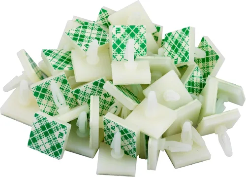 50pcs PCB Adhesivo Separador de Nylon Plástico Adhesivo Aislamiento Adhesivo PCB Espaciador Ø 0.118 in HC-5 Soporte Altura 0.189 in