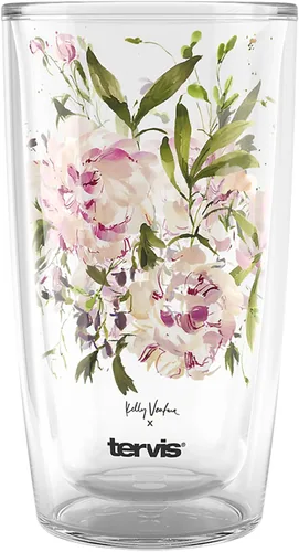 Miniatura 10 de Tervis Kelly Ventura Floral Vista Collection - Vaso aislado de doble pared hecho en Estados Unidos mantiene las bebidas frías y calientes, 16 onzas