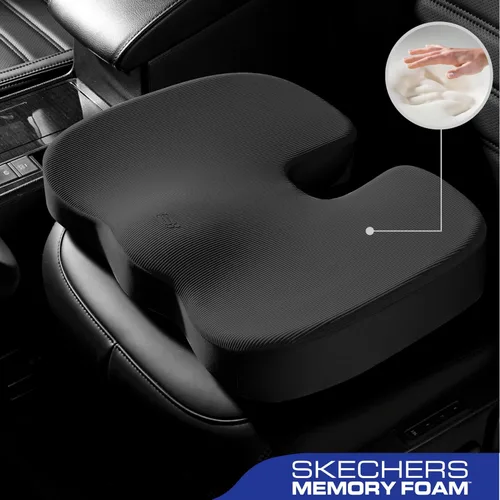 Miniatura 2 de Skechers Cojín de Espuma Viscoelástica para Asiento, Cojín para Silla de Oficina para Alivio del Dolor de Coxis, Almohada para Glúteos para Silla