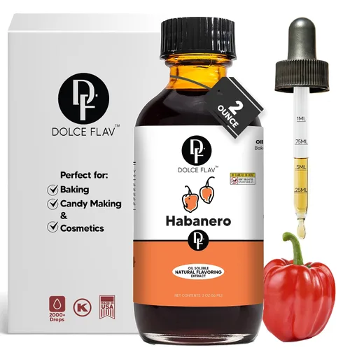 Miniatura 12 de Dolce Flav Extracto de Frambuesa – 2 onzas de saborizante concentrado de frambuesa soluble en aceite, kosher, sin azúcar, para chocolates, caramelos