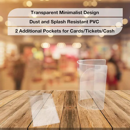 Miniatura 7 de WHALEZON Paquete de 5 fundas transparentes para pasaporte, protector de pasaporte de plástico transparente, Cartera de viaje