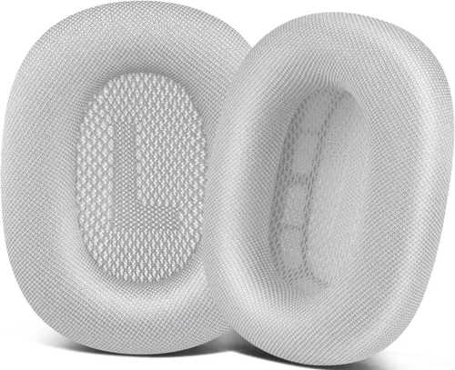 Miniatura 9 de SOPROM Almohadillas de repuesto mejoradas para auriculares supraaurales Airpods Max, almohadillas con tela de malla duradera, espuma más suave, Verde