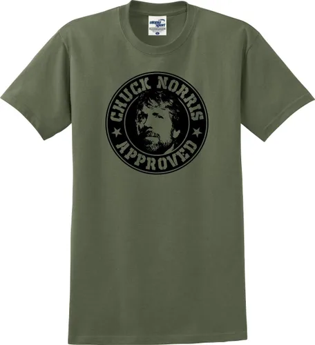 Camiseta divertida aprobada por Chuck Norris (S-5X)