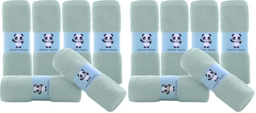 Miniatura 33 de HIPHOP PANDA Toallitas para bebé, rayón hecho de bambú - 2 capas ultra suaves y absorbentes, toalla facial de baño para recién nacidos - toallitas
