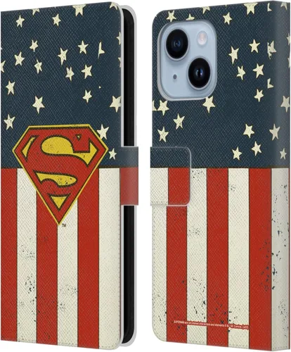 Miniatura 112 de Head Case Designs Funda de piel con licencia oficial de Superman DC Comics con logotipos negros y rojos compatible con Apple iPhone 11