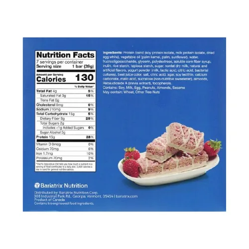 Miniatura 2 de PROTIFIT - Barrita baja en calorías para dietas saludables, alta proteína, 0.55 onzas de proteína, baja en carbohidratos, baja en azúcar, compatible