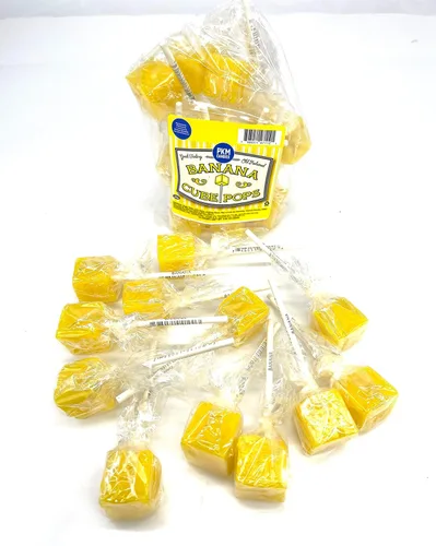 Miniatura 5 de PKM Candies - Paquete de 12 chupones cuadrados cuadrados de moda antigua: paquete de ventosas con sabor envuelto individualmente por Espeez - Party