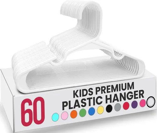 Miniatura 35 de Utopia Home Paquete de 20 Perchas para Niños - Perchas de Plástico para Bebé de 11.5 Pulgadas para Armario - Perchas para Niños para Ropa y Percha