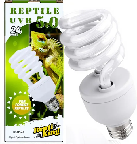Miniatura 7 de Luz de reptil UVB, bombilla UVB5.0 de 13 W, lámpara de bombilla de reptil UVA UVB para leopardo Gecko crestado, tortuga, bombillas Camaleón UVB