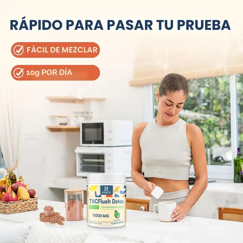 Miniatura 7 de Suplemento en polvo desintoxicante para hombres y mujeres, fórmula herbaria natural para hígado, riñón y digestión, sabor a lima, 30 porciones