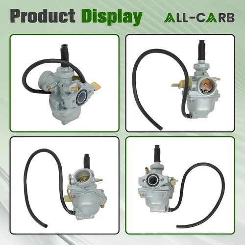 Miniatura 6 de Carburador y barra de agarre del manillar y cable del acelerador de repuesto para Honda CRF50F XR50R Z50 Z50A Z50R Carb