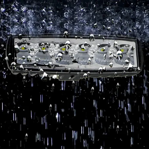 Miniatura 6 de STDYSUN Luces LED azules antiniebla de conducción para carretilla elevadora, luces de seguridad, 2 unidades, 30 W, 6 pulgadas, impermeables, luces