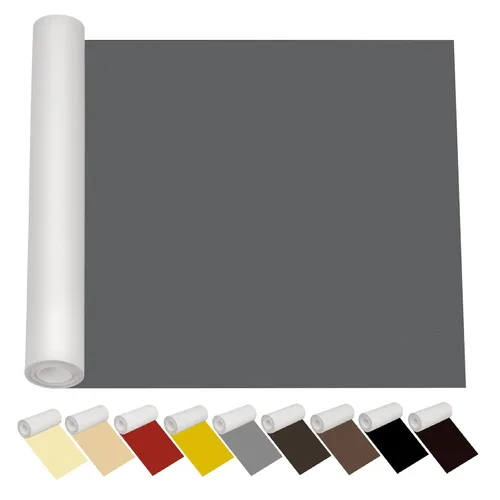 Miniatura 7 de Cindy's Tape Parche de reparación de cuero, color negro, 12.6 x 59 pulgadas, cinta de cuero autoadhesiva para muebles, asientos de automóvil, sillas