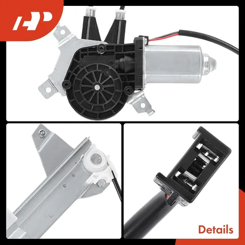 Miniatura 8 de A-Premium Regulador de Ventana Eléctrica Delantera Izquierda del Lado del Conductor con Motor de Repuesto para Ford E-150 2003-2014, E-250 Econoline