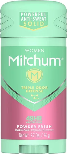 Miniatura 13 de Mitchum Women Stick - Desodorante antitranspirante sólido, polvo fresco, 2.7 onzas (paquete de 1)