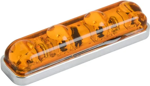 Miniatura 2 de GG Grand General 77140 - Luz de marcador (rectangular pequeña ámbar/ámbar 4 LED), 1 paquete