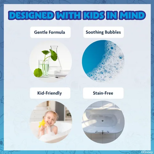 Miniatura 7 de Bombas de baño Stitch para niños, divertidos colores brillantes del arco iris, perfumadas de frambuesa para niños, a partir de 3 años, por Townley